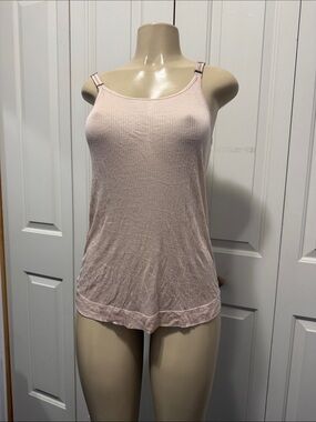 Theory Nude Blush Sheer Rib Cami